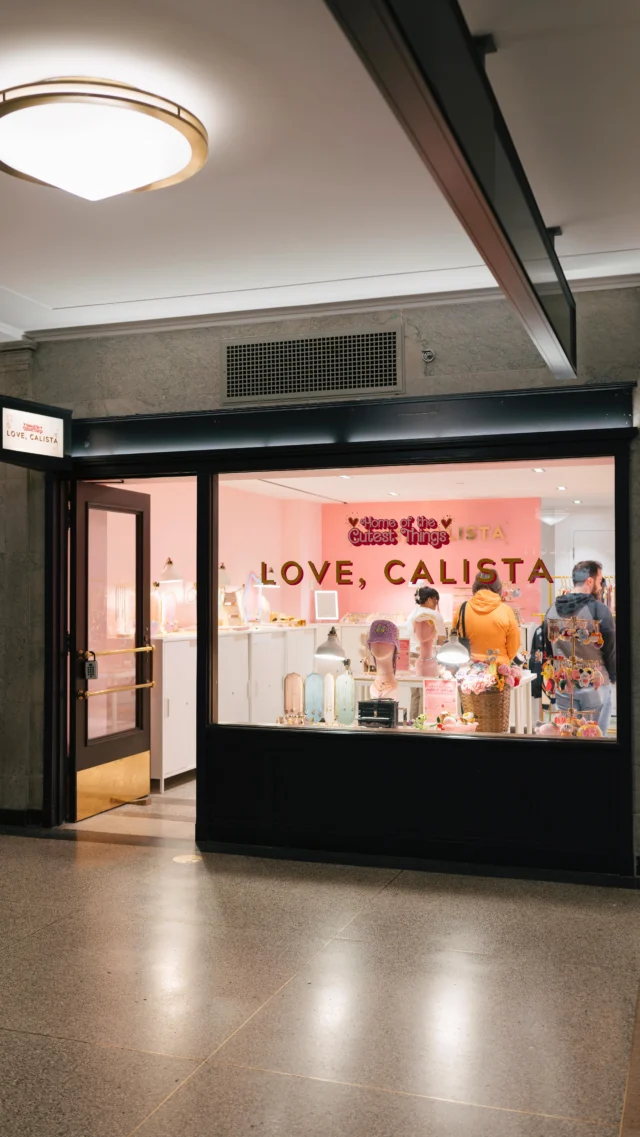 ✨ Say hello to the Home of the Cutest Things — Love, Calista has officially popped up at Union! 💌💍

From handcrafted jewelry made with love to uniquely adorable gifts, this new local Canadian business is all about charm, creativity, and heart. 💖
Whether you’re treating yourself or someone special, swing by and discover your next tiny treasure 🛍️

📍 Now open at Union Station’s Front St Promenade — don’t miss it!

#LoveCalista #UnionShops #ShopLocal #CanadianMakers #JewelryWithHeart #MoreThanAStation